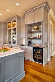 Kitchen design with bar counter. Hidden Bar In Kitchen Cabinets Traditional Kitchen Portland By Garrison Hullinger Interior Design Inc
