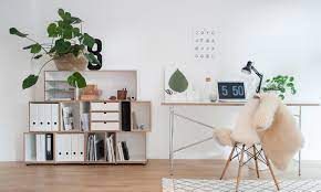Auch ein kamin ist darin, für gemütliche winterabende! Buro Im Wohnzimmer Einrichten Das Haus
