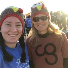 Adult Size Silly Turkey Pom-pom Thanksgiving Beanie Hat