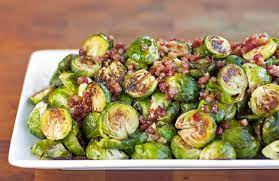 The brussels sprouts are blanched briefly in boiling water to tenderize them. Roasted Brussels Sprouts With Pancetta Foodwhirl