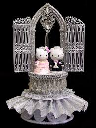 Hello Kitty Dear Daniel Silver Wedding Cake Topper Silver Wedding Cake Topper Wedding Cake Toppers Hello Kitty Cake