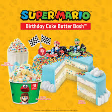 My grandson hunter is turning 5. Cold Stone Creamery We Re Excited To Announce Our New Mario S Super Birthday Blast Creation Mario S Super Star Shake And Rainbow Road Rally Cake Give It A Try Before They Are Gone