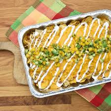 Jerk Chicken Nachos Recipe Chicken Nachos Food Network Recipes Chicken Nachos Recipe
