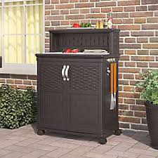 Shopping cart you have no item in your shopping cart. Suncast Patio Storage And Prep Station The Home Depot Canada Patio Storage Bbq Utensil Storage Outdoor Storage Cabinet