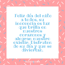 Mar 19, 2021 · día del padre 2021 ¡feliz día del padre 2021! Dia Del Nino 2021 Frases Para Felicitar Este 30 De Abril