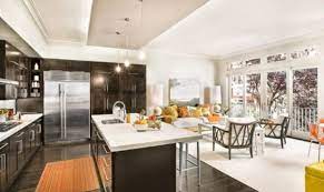 With the contrast between the different types of material in the cabinets and countertops, any kitchen can be transformed with a deep wooden color in the floors. How To Use Dark Floors To Brighten Your Dull Home