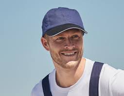 e.s. kasket color mørkeblå/sort