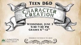 Teen D&D Character Creation