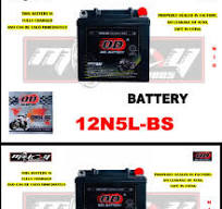 OD GEL BATTERY 12N5L-BS 12V-5Ah/10HR SUPER MF (SPORTY)