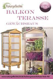 Balkongewachshaus Aus Holz Mit Deckel 60 X 58 X 90 Gewachshaus Gewachs Pflanzideen