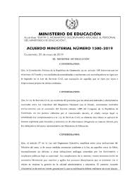 Por medio de digeduca, el ministerio de educación realiza evaluaciones diagnósticas de lectura y. 414495921 Acuerdo Ministerial 1500 2019 Normativa Disciplinario Aplicable Al Personal Del Ministerio De Educacion