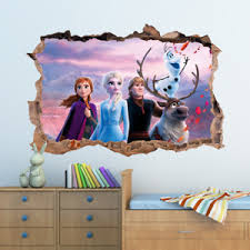 Transform your room into a scene directly from disney's frozen with our selection of removable and repositionable frozen wall decals. Frozen Large Wall Stickers For Sale Ebay
