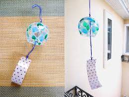 ダイソーの風鈴をステンドグラス風にリメイク サンキャッチャーにも ぎゅってweb 風鈴 手作り 風鈴 ステンドグラス風