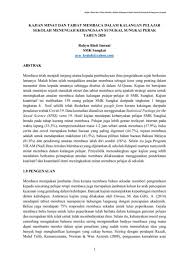 Artikel ini mengkaji mengenai tahap penggunaan perbankan internet di kalangan staf akademik di kolej universiti islam antarabangsa selangor (kuis). Kajian Minat Dan Tabiat Membaca Dalam Kalangan Pelajar Smk Sungkai Flip Ebook Pages 1 25 Anyflip Anyflip