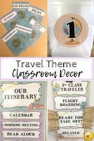 Let's start with those boring white walls. This 220 Page Pack Includes Editable And Printable Pdf Decor Resources Perfect For Your Travel Themed Cla Travel Theme Classroom Classroom Themes Classroom