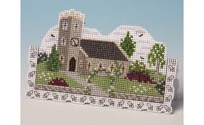 The chart can be downloaded to your computer where you can print and store it. Church Card 3d Cross Stitch Kit Only 10 60
