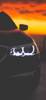 Wallpaper Black Car Front View Headlight Dusk 3840x2160 Uhd 4k Picture Image Download and share awesome cool background hd mobile phone wallpapers.