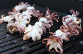 Maybe you would like to learn more about one of these? Tender Grilled Baby Octopus Mark S Daily Apple Octopus Recipes Baby Octopus Recipes