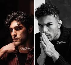 Similarity 💞 curly hair 😉. EDWARD MOQUTTE and ALI BADALOV comment 👇🏼😁  #highlightseveryonefollowers2025 @highlight #fblifestyle