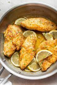 These Glazed Honey Lemon Chicken Breasts Are Quick And Tasty The Amazing Simple Sauce Is Perfe Honey Lemon Chicken Honey Mustard Chicken Recipes Lemon Chicken