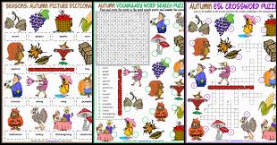 They fall from the trees 5. Autumn Esl Vocabulary Worksheets