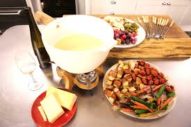 Cafe gourmand will be on the menu. Warm Cheese Fondue With Christmas Nibbles James Martin Chef