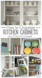 How To Organize Kitchen Cabinets Clean And Scentsible Kitchen Cabinet Organization Clean Kitchen Cabinets Household Organization