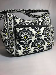 The vera bradley factory outlet stores are located in outlet centers throughout the united states, featuring savings starting at 50% off retail prices. Vera Bradley Black Brown Yellow White Floral Print Small Tote Purse Handbag Verabradley Tote Purses And Handbags Small Tote Tote Purse