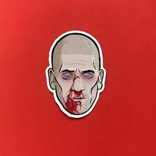Walker Shane Vinyl Sticker TWD Face Stickers Character Faces Decal TV Show  Lable Colourful
