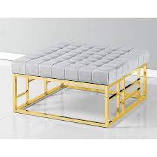 See more ideas about ottoman, ottoman coffee table, ottoman coffee. Get The Best Master Furniture Gold Square Base Ottoman Coffee Table Gold Black From Overstock Com Now Accuweather Shop