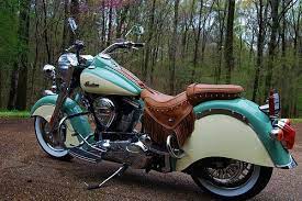 Turquoise And Cream Vintage Indian Motorcycles Indian Motorcycle Motorcycle
