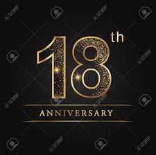 Today our department marks its 18th anniversary. 18 Years Anniversary Celebration Logotype 18th Anniversary Logo Royalty Free Cliparts Vectors And Stock Illustration Image 99442871