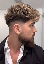 Modern Wolf Cut Hairstyle for Men's Medium Length Hair