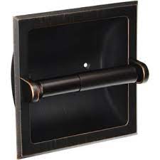 Zie de aanbieding van de verkoper voor volledige details, tenzij het object door de fabrikant is verpakt in een verpakking die niet voor detailhandel is bestemd. Designers Impressions Oil Rubbed Bronze Recessed Toilet Tissue Paper Holder All