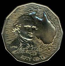 Wir produzieren ein auf ihr produkt zugeschnittenes rezept und spielen es als eines unserer . Coin 50 Cents Captain James Cook Bicentenary Australia 1970