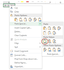 How To Convert Formulas To Values In Excel
