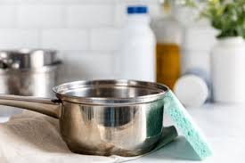 Place the pots on their sides on the ground and cover the pots with the thick towel to prevent breakage. How To Care For Stainless Steel Pots And Pans