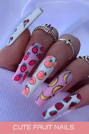 Collection by lorrabowman • last updated 10 weeks ago. Amazing And Cute Fruit Nails For Summer Nails To Girl In 2021