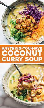 Anything You Have Coconut Curry Soup Pinch Of Yum Recipe Vegetarian Curry Coconut Curry Soup Curry Soup