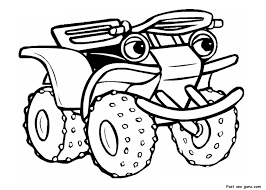 Show your kids a fun way to learn the abcs with alphabet printables they can color. Atv Coloring Pages Coloring Home