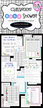 Classroom Baby Shower Teacher Baby Shower Teacher Baby Shower Gift Baby Shower Activities