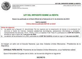 Calculadora De Isr El Contribuyente