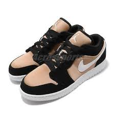 Black And Gold Jordans Womens Sponsored Ebay Nike Air Jordan 1 Low Gs Aj1 I Black White Rose Gold Kid Women Shoes 554723 090 Air Jordans Nike Air Jordan Unisex Shoes
