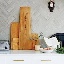 This is the area referred to between your kitchen cabinet and countertop. Watch Out Subway Tile Herringbone Might Be The Coolest New Tile Trend Brit Co