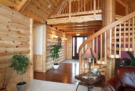Half Log Siding And Pre Finished Knotty Pine Paneling Knotty Pine Paneling Knotty Pine Walls Log Siding