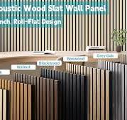 Amazon.com: Art3d 1-Pack Acoustic Wood Slat Wall Panel with ...