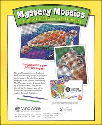 Free printable mosaic coloring pages for adults book pattern boys. Color By Number Mystery Mosaics Book 9 Mindware