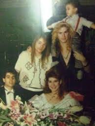 Axl and Duff at Marc Canter's wedding : r/GunsNRoses