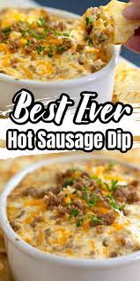 Sausage Dip With Cream Cheese And Cheddar Recipe Sausage Dip Best Appetizer Recipes Dip Recipes Easy