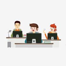 three office workers cartoon character office png and vector with transparent background for free download office workers cartoon character
